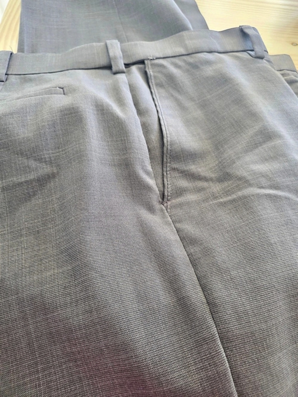 Savane Men's Dress Pants Gray Waist 38x32